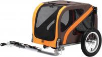 Werkstatt & Lagerung MINI-HUNDEANHAENGER 12" BLUE BIRD BRAUN/ORANGE
