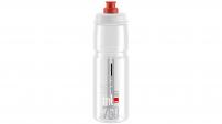 Fahrradzubehör ELITE TRINKFLASCHE JET 750 ML KLAR/ROT