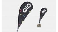 Werkstatt & Lagerung QIO BEACHFLAG PRO GR.S