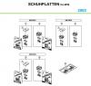 Shimano PD Pedal - Pedale Ersatzteile Cleat-Set-ATB-02