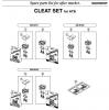 Shimano PD Pedal - Pedale Ersatzteile Cleat-Set-For-ATB