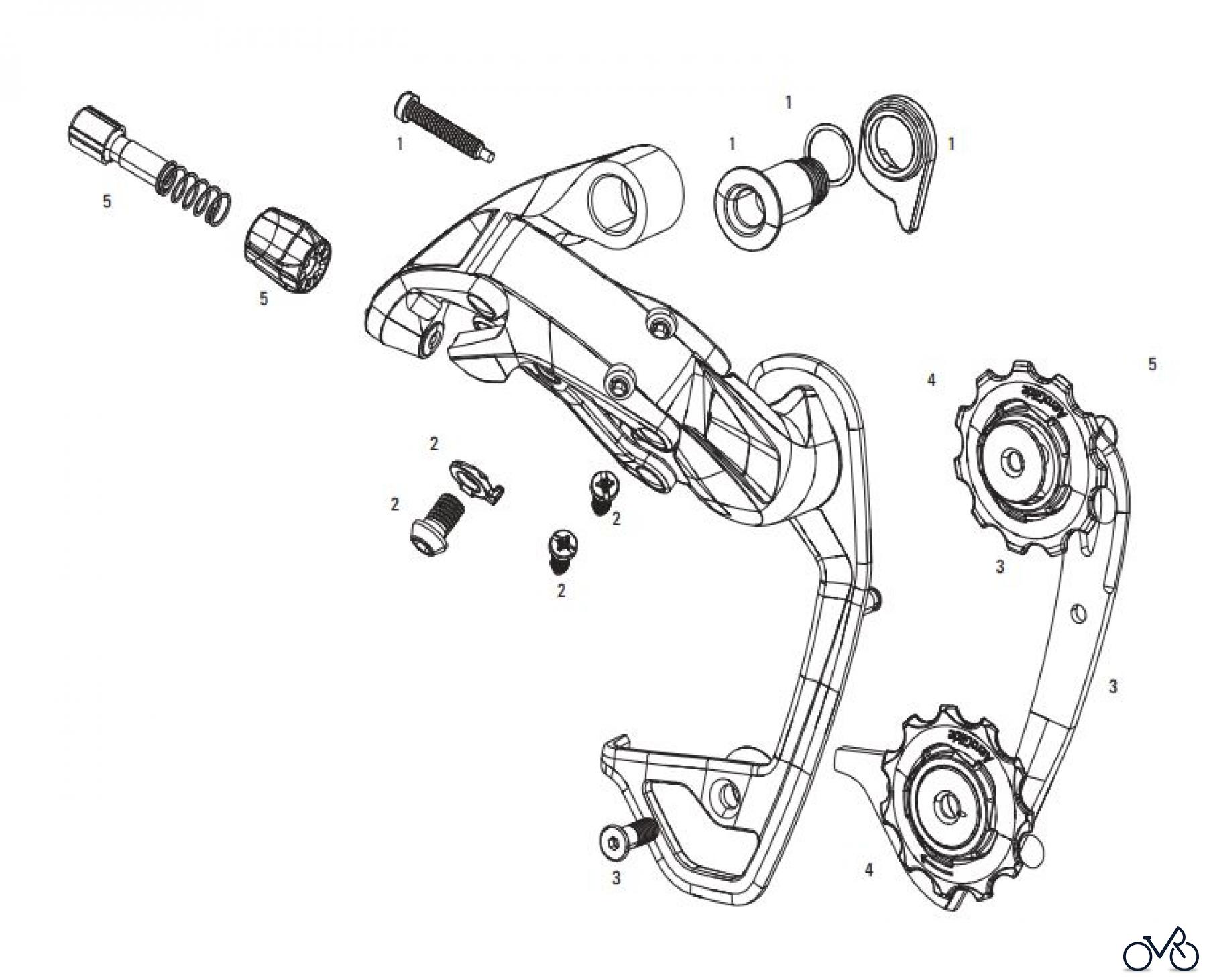 Sram Sram SRAM FORCE22 - REAR DERAILLEUR