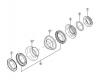 Shimano HP Head Parts - Steuersatz Ersatzteile HP-6500