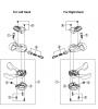 Shimano SL Shift Lever - Schalthebel Ersatzteile SL-M760 DEORE XT Mega-9 Rapidfire Lever