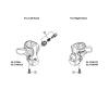 Shimano SL Shift Lever - Schalthebel Ersatzteile SL-TX50 TOURNEY Thumb Shifter Plus Lever