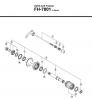 Shimano FH Free Hub - Freilaufnabe Ersatzteile FH-7801 DURA-ACE Kassettennabe 10-fach