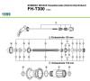 Shimano FH Free Hub - Freilaufnabe Ersatzteile FH-T300 1999 SHIMANO NEXAVE Kassettennabe (Klemmrollenfreilauf) 7-fach