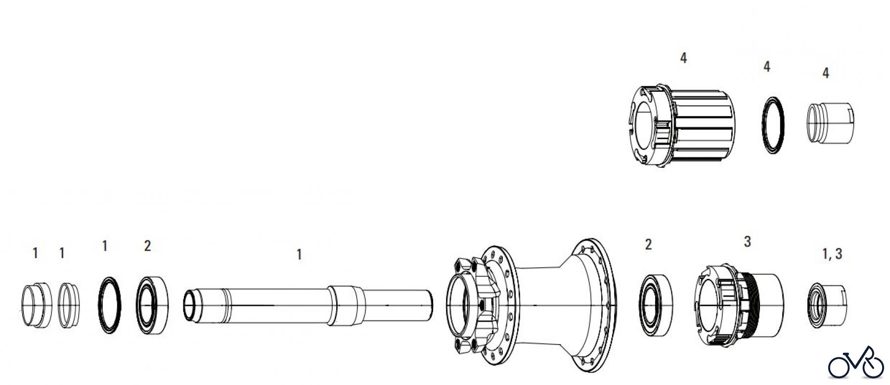  Sram Sram SRAM 716 / 746 - MTB HUB