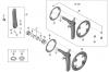 Shimano FC Front Chainwheel - Kurbelsatz, Vorderes Kettenblatt Ersatzteile FC-R8000  ULTEGRA Crankset