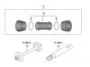 Shimano SM Smallparts - Kleinteile, RT, BT, BB, CD Ersatzteile BB-RS500-PB Bottom Bracket for Press-Fit