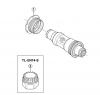 Shimano BB Bottom Bracket- Tretlager Ersatzteile BB-7710 DURA-ACE TRACK Bottom Bracket Assembly