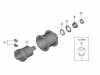 Shimano DH Dynamo Hub - Nabendynamo Ersatzteile DH-UR705-3D Hub Dynamo