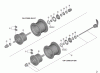 Shimano DH Dynamo Hub - Nabendynamo Ersatzteile DH-C3000-2N-NT, DH-C3000-2N-QR NEXUS Hub Dynamo (6V-2.4W)