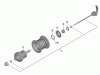Shimano DH Dynamo Hub - Nabendynamo Ersatzteile DH-C2100-N Nabendynamo