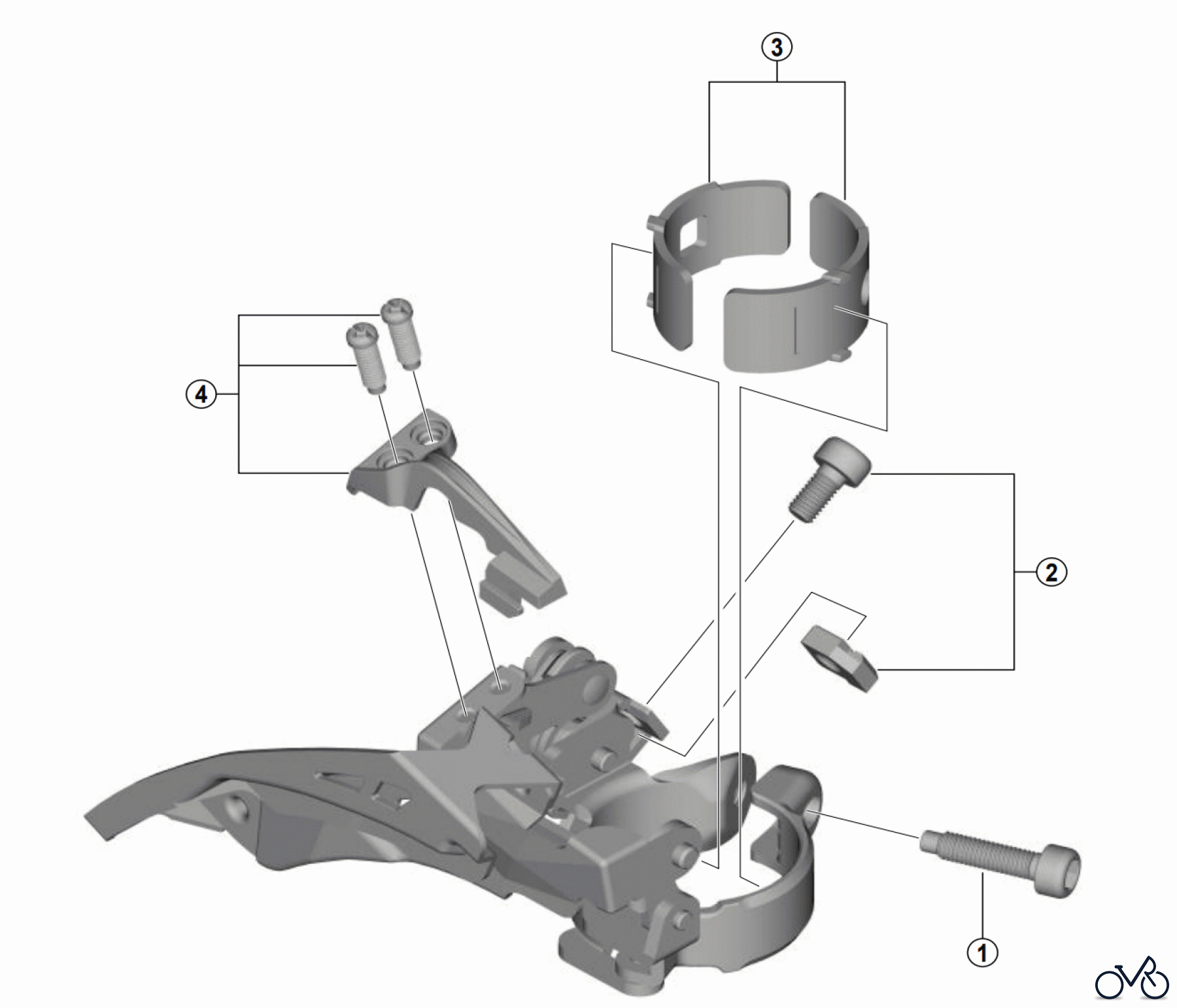 Shimano FD Front Derailleur - Umwerfer FD-TY700 TOURNEY Front Derailleu