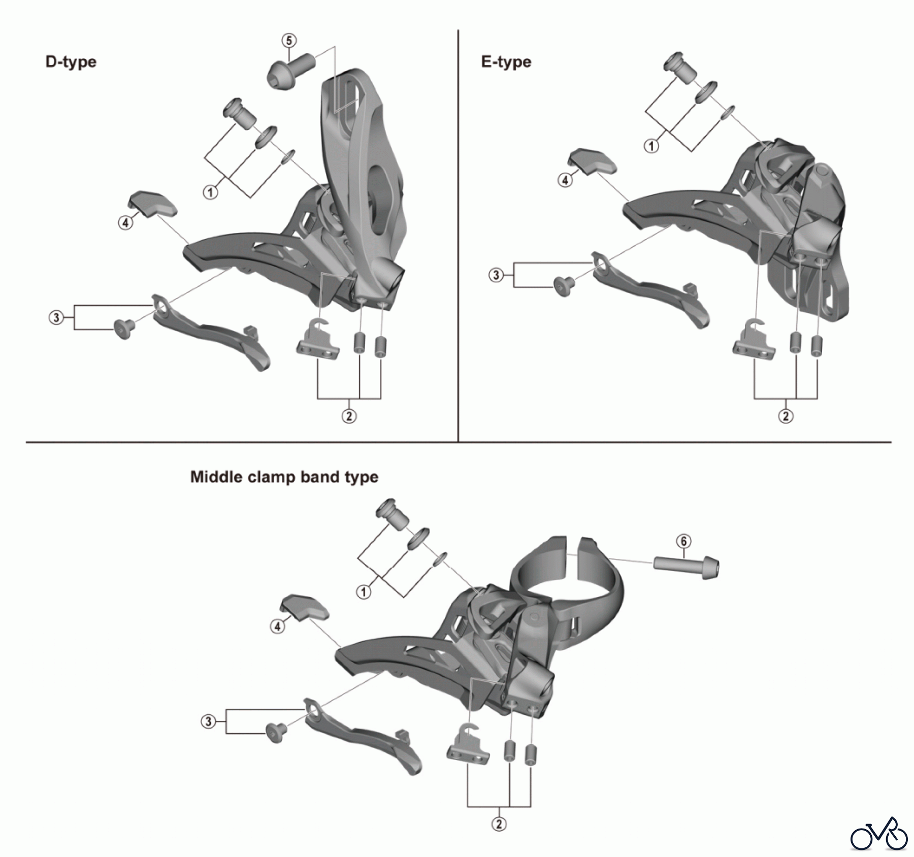  Shimano FD Front Derailleur - Umwerfer FD-M410  DEORE SIDE SWING Front Derailleur