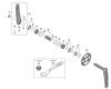 Shimano FC Front Chainwheel - Kurbelsatz, Vorderes Kettenblatt Ersatzteile FC-M6130-1 Deore Kurbelgarnitur 12-Fach