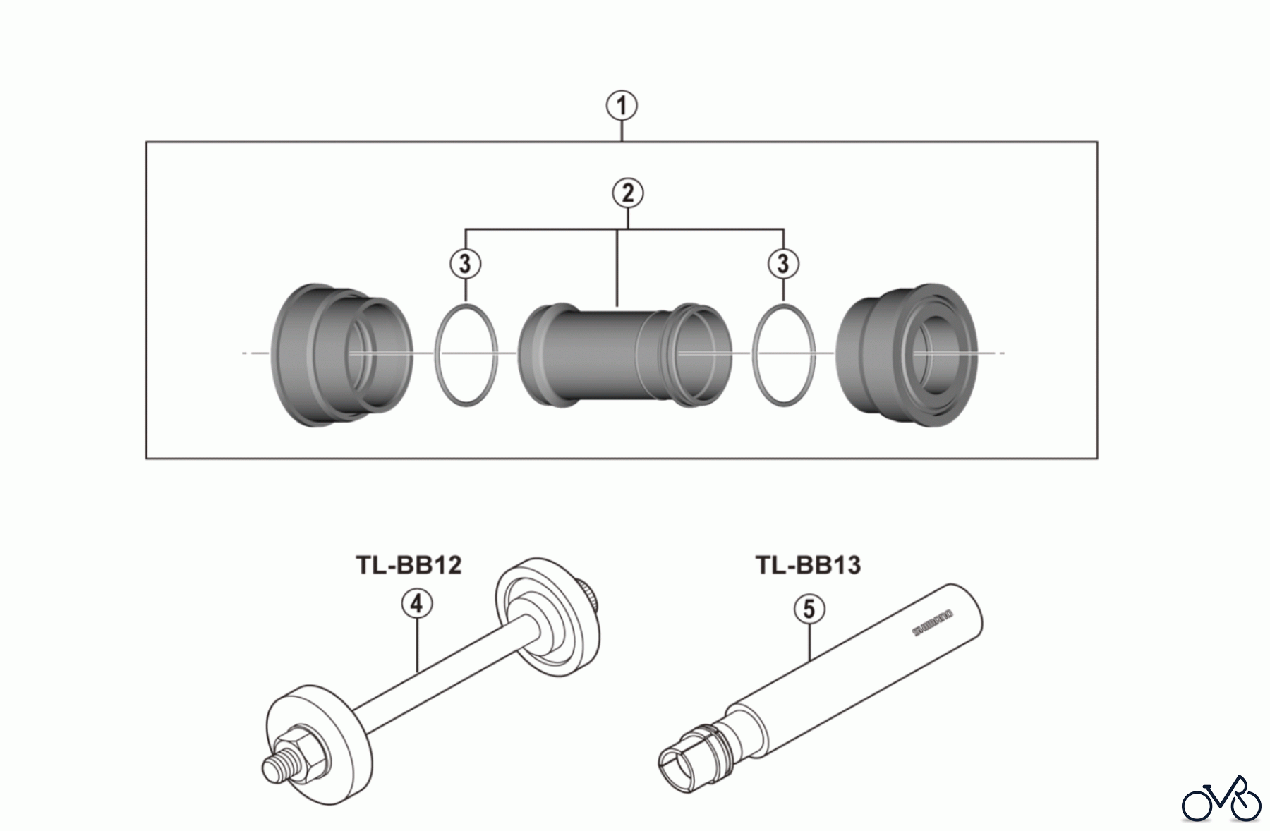  Shimano BB Bottom Bracket- Tretlager BB-RS500-PB  Bottom Bracket for Press-Fit