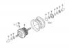 Shimano DH Dynamo Hub - Nabendynamo Ersatzteile DH-3D30-NT (-2601A) Hub Dynamo