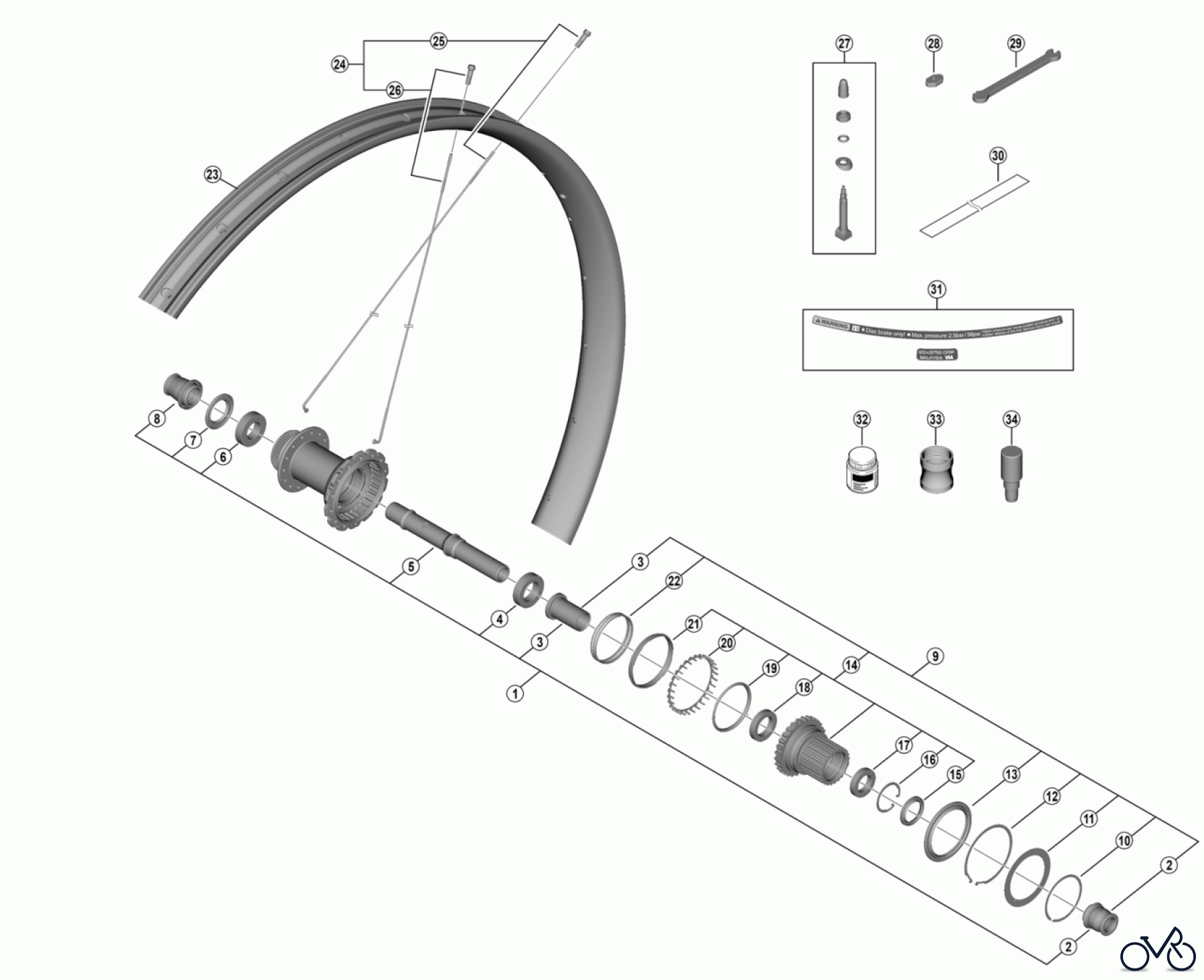 Shimano WH Wheels - Laufräder WH-M9220-TL-R12-B-29 -5125