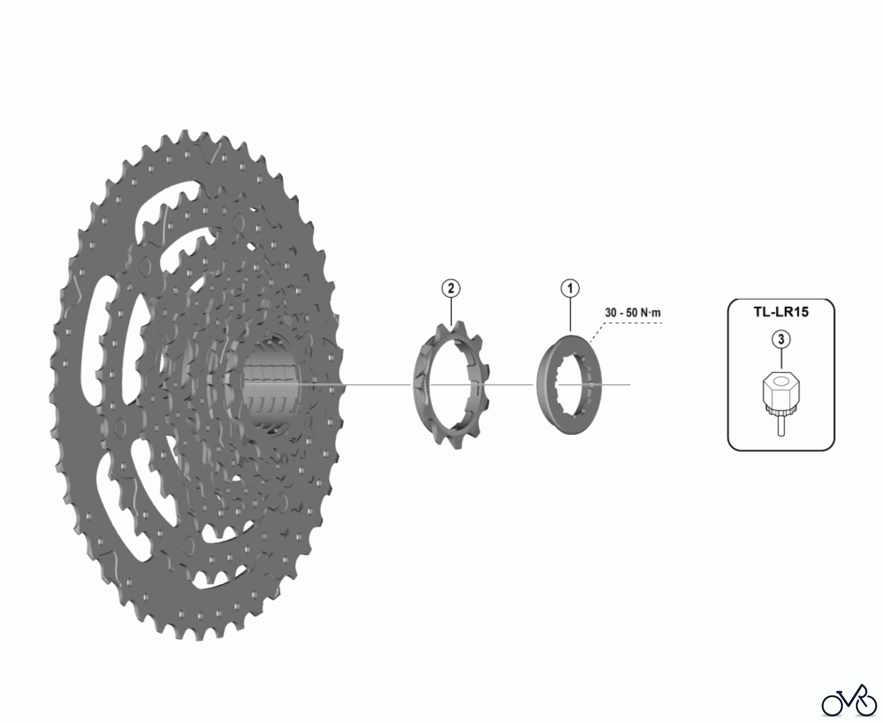 Shimano CS Cassette / Zahnkranz CS-HG300-8