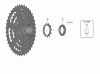 Shimano CS Cassette / Zahnkranz Ersatzteile CS-HG400-7