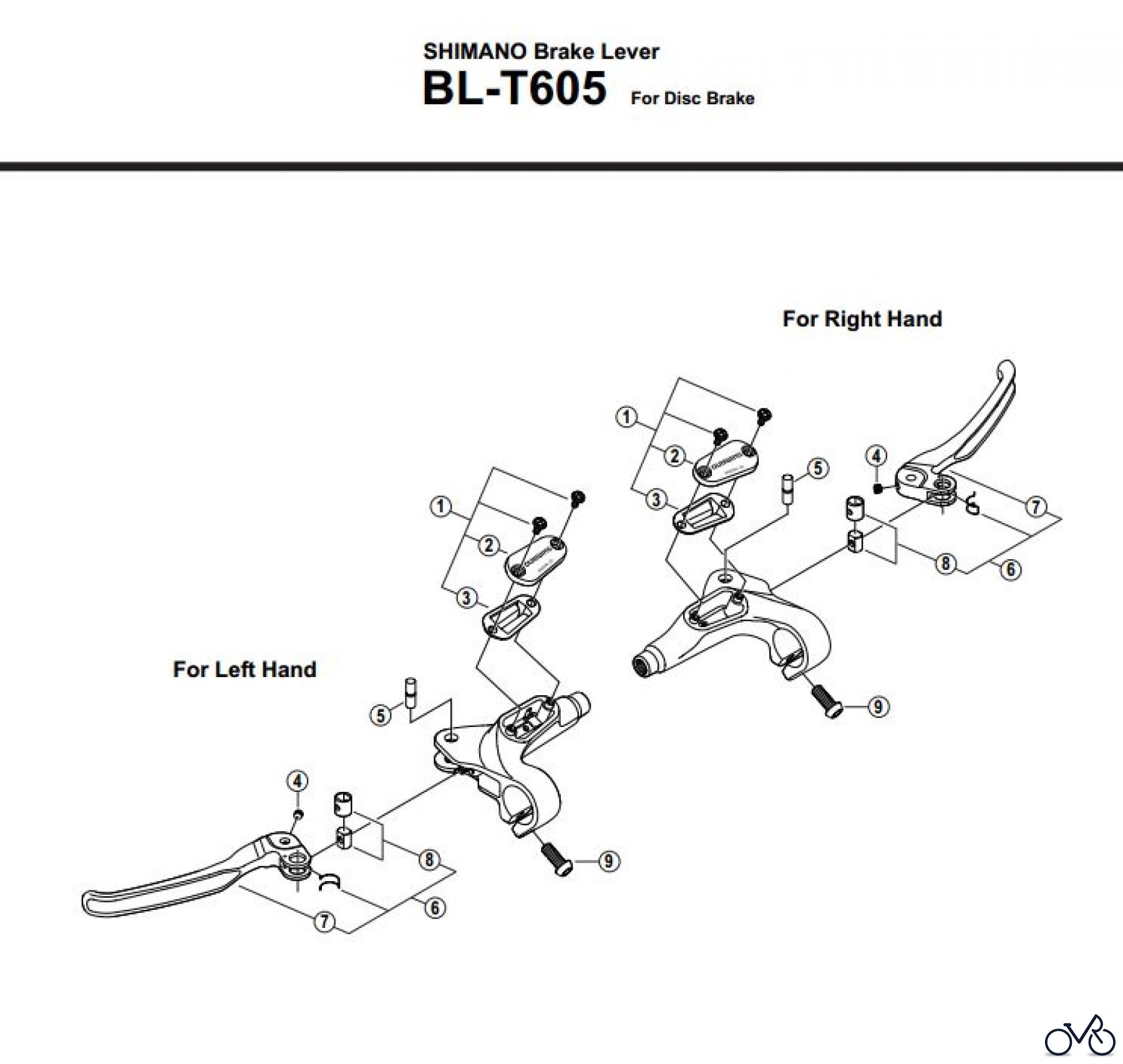 Shimano BL Brake Lever - Bremshebel BL-T605-2865A