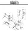 Shimano RD Rear Derailleur - Schaltwerk Ersatzteile RD-3400-2754
