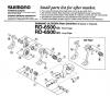 Shimano RD Rear Derailleur - Schaltwerk Ersatzteile RD-6500-EV