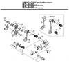 Shimano RD Rear Derailleur - Schaltwerk Ersatzteile RD-6600