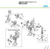 Shimano RD Rear Derailleur - Schaltwerk Ersatzteile RD-C101-00