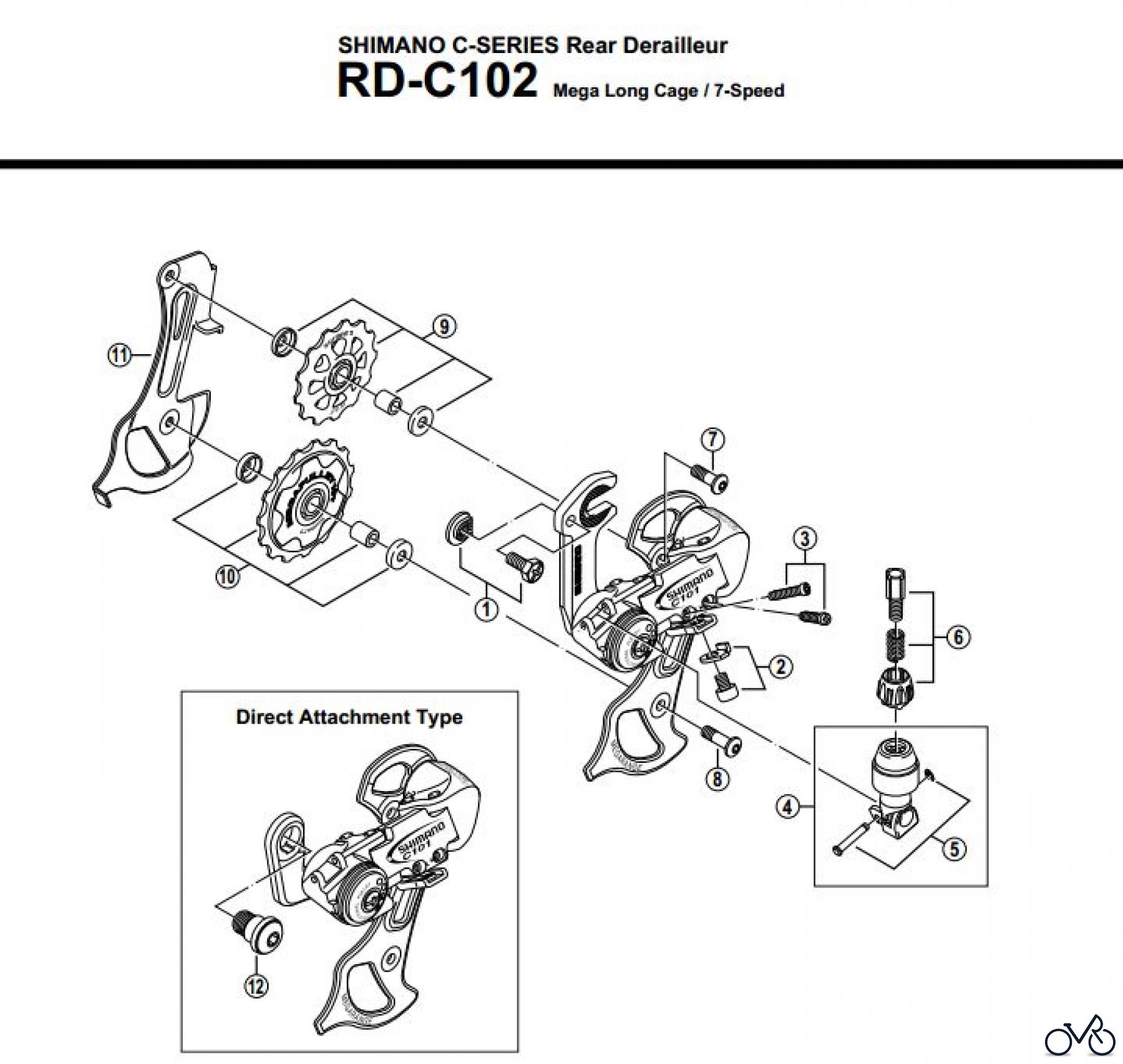 Shimano RD Rear Derailleur - Schaltwerk RD-C102
