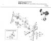 Shimano RD Rear Derailleur - Schaltwerk Ersatzteile RD-CT91-96