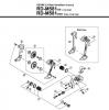 Shimano RD Rear Derailleur - Schaltwerk Ersatzteile RD-M581-2552