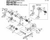 Shimano RD Rear Derailleur - Schaltwerk Ersatzteile RD-M750-DEORE-XT