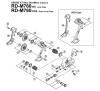 Shimano RD Rear Derailleur - Schaltwerk Ersatzteile RD-M760