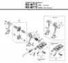 Shimano RD Rear Derailleur - Schaltwerk Ersatzteile RD-M772-12707B
