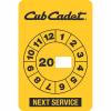 Ersatzteile Verbrauchsmaterial Katalog Service Aufkleber