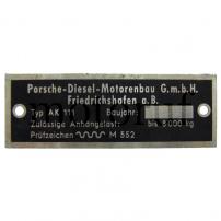 Classic Parts Typenschild