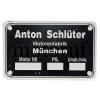 Classic Parts Aufbau Oldtimer-Teile Typenschilder