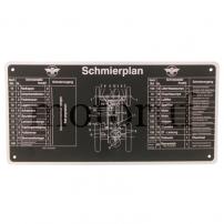 Classic Parts Schmierplan
