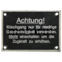 Classic Parts Achtung!...Kriechgang...