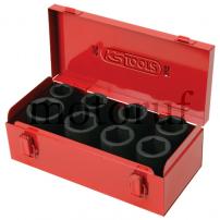 Landtechnik 3/4" Sechskant-Kraft-Stecknuss-Satz, 8-tlg., 24-36mm