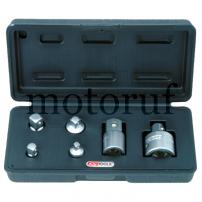 Landtechnik 1/4"+3/8"+1/2" Vergrößerungs- und Reduzieradapter-Satz, 6-tlg.