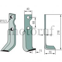 Garten und Forst Fräsmesser