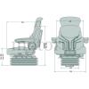 Landtechnik Original GRAMMER Schleppersitze Sitz MAXIMO Dynamic DDS (MSG 95 AL/741)