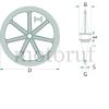 Landtechnik Original GRANIT Packerringe Packerring