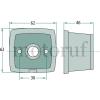 Landtechnik Original Aspöck Leuchten 12V Positionsleuchten Squarepoint