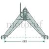 Landtechnik Original GRANIT Anbaugeräte für Fronthydraulik Schlepperdreieck Kat. 1