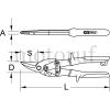 Landtechnik Original KS TOOLS Werkzeug Hebel-Blechdurchgangsscheren